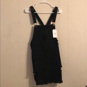 Black overall DRESS!